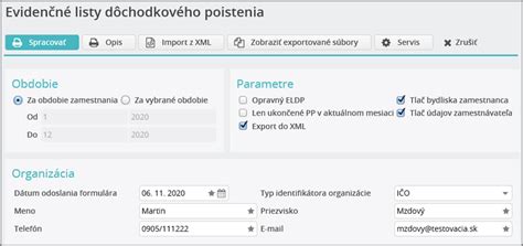 Štruktúra príspevkov do zamestnaneckého dôchodkového poistenia