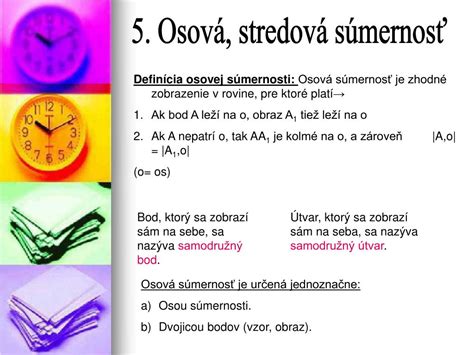 Definícia osovej súmernosti