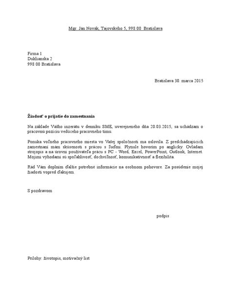 Zoznam podmienok pre prijatie do denného stacionára