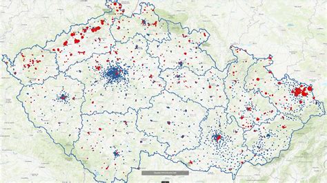 Mapa: Lokality s najvyšším počtom študentských brigád