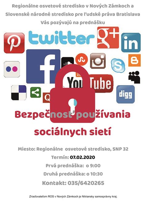 Ilustrácia bezpečného používania sociálnych sietí
