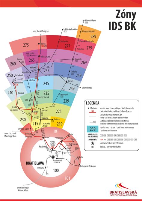 Mapa predajných miest IDS BK v Bratislave