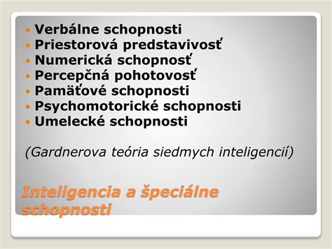 Gardnerova teória viacnásobných inteligencií