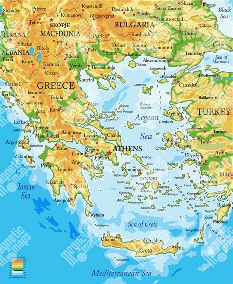 Mapa: Štruktúra hospodárstva Grécka