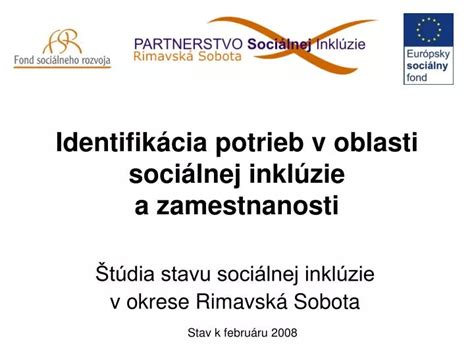 Schéma procesov podpory zamestnanosti a sociálnej inklúzie
