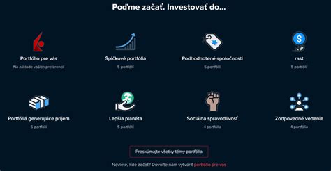 Prehľad investičných možností a cieľov