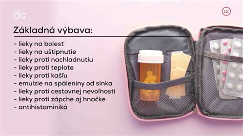 Lekárnička na turistiku
