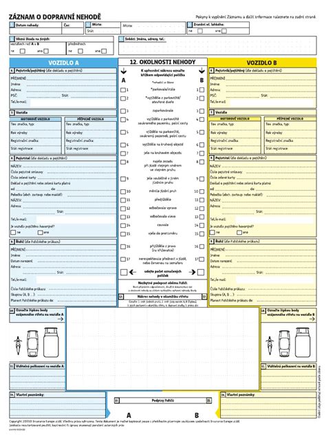 Ilustrácia nehody a náhradného vozidla