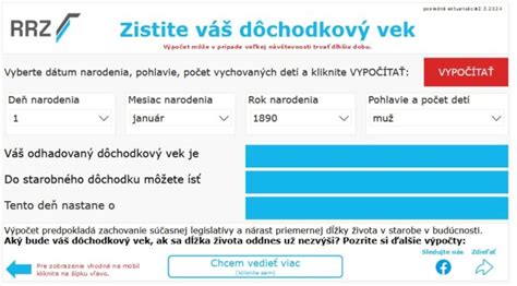 Infografika: Vývoj veku odchodu do dôchodku podľa ročníka narodenia