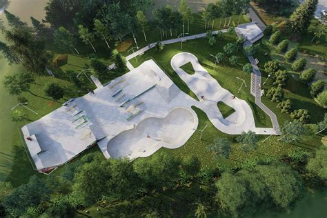 Vizualizácia inkluzívneho skateparku