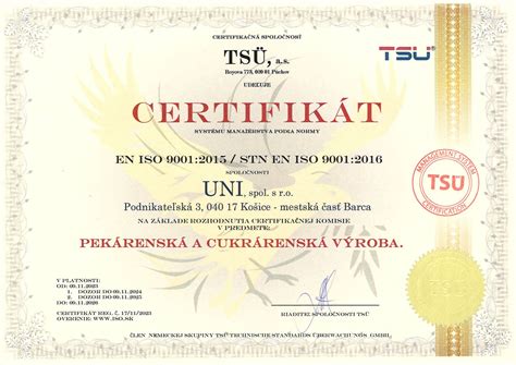 Certifikáty transparentnosti a ocenenia stacionára