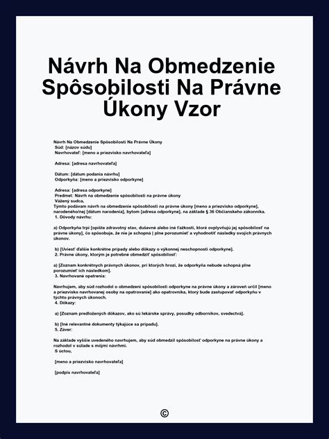 Právne aspekty duševných porúch a obmedzenia spôsobilosti na právne úkony
