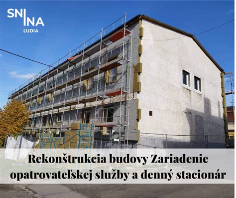 Rekonštrukcia budovy denného stacionára