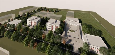 Budova Spojenej školy na Mudroňovej ulici v Nitre