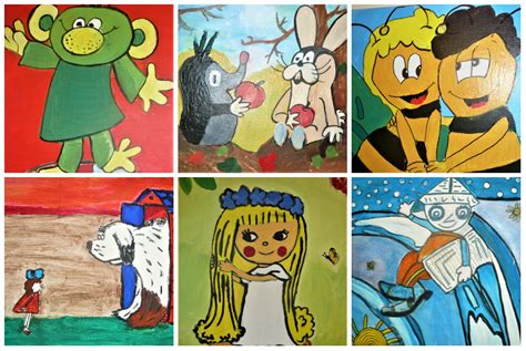 Ilustrácia: Postavičky z detských rozprávok