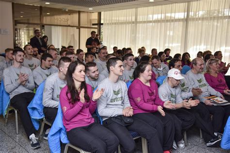 Športovci s mentálnym postihnutím počas súťaže