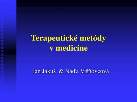 Terapeutické metódy v špeciálnej pedagogike