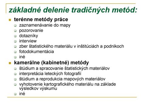 Schéma diagnostických a klasifikačných metód