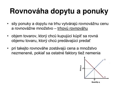 Mechanizmus ponuky a dopytu na akciovom trhu