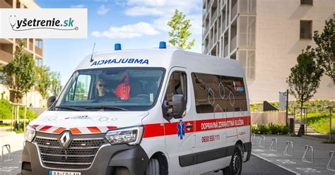 Ilustrácia sanitky dopravnej zdravotnej služby