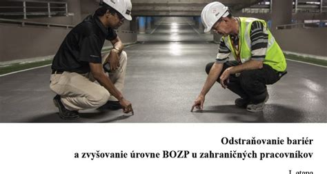 Odstraňovanie bariér pre zamestnávanie