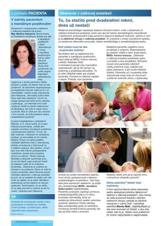 Klienti COMITAS pri bazálnej stimulácii