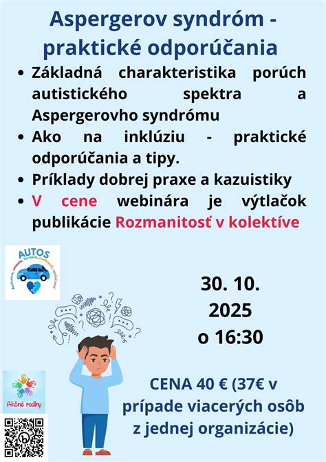 Schéma: Symptómy Aspergerovho syndrómu
