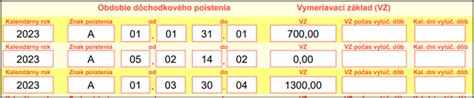 Tabuľka s potrebnými rokmi dôchodkového poistenia