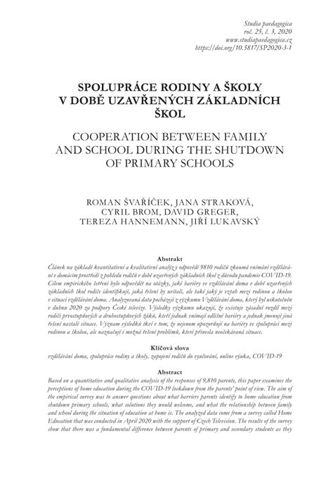 Dôležitosť spolupráce rodiny a školy