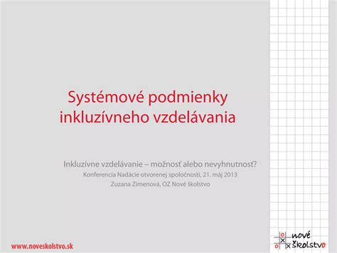 Schéma: Proces inkluzívneho vzdelávania
