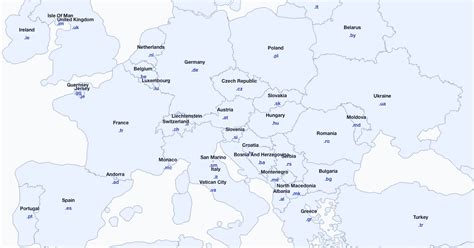 Mapa: Svetoví registrátori domén