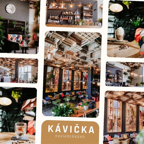 Rôzne typy gastronomických prevádzok (reštaurácia, kaviareň, bar)