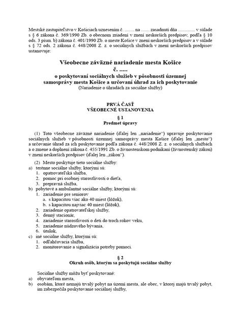 Tabuľka s príkladmi úhrad za sociálne služby