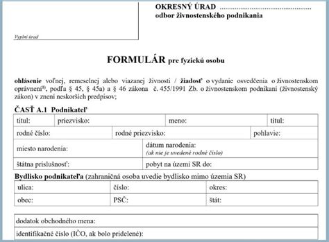 Rakúska živnosť a formulár E106