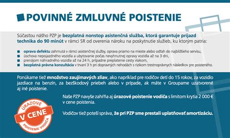 Povinné zmluvné poistenie (PZP) vozidla