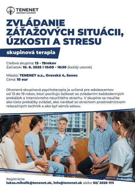 Skupinová terapia pre dospievajúcich