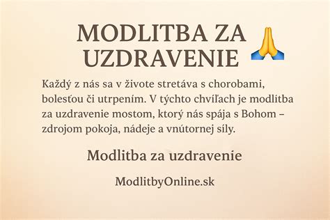 Modlitba a duchovná podpora v hospici