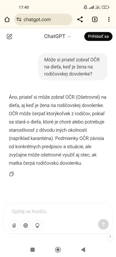 Ilustrácia striedania rodičov pri OČR