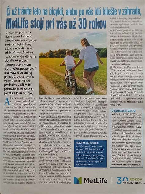 Prehľad produktov úrazového poistenia MetLife