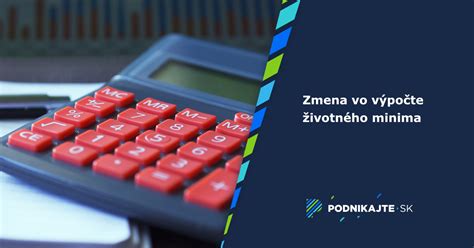 Výpočet životného minima pre rôzne typy domácností