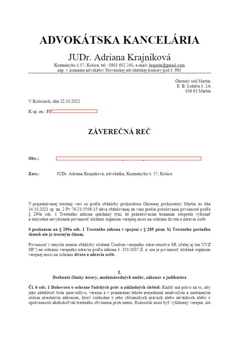 Prehľad trov trestného konania znášaných štátom