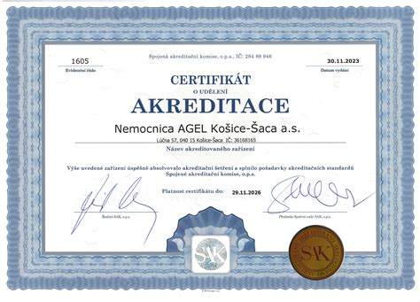 Certifikáty a akreditácie pre opatrovateľov