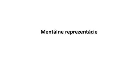 Mentálne reprezentácie a interpretácia humoru