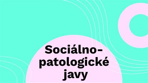 Sociálno-patologické javy u detí a mládeže