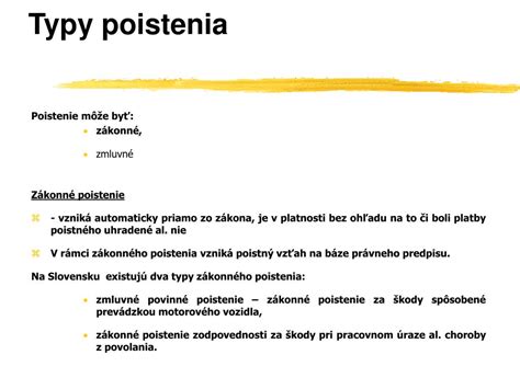 Typy poistenia vozidla