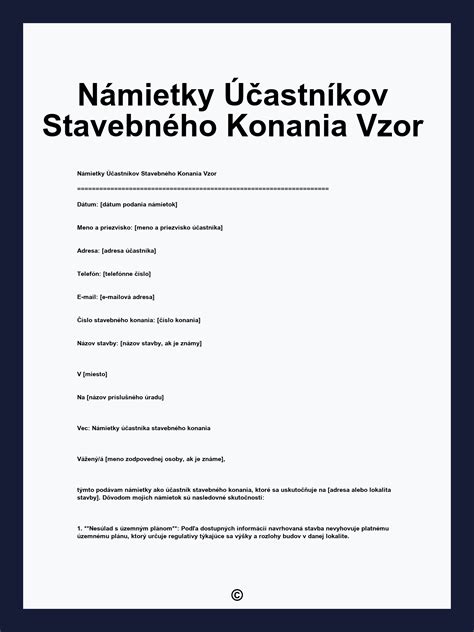Zoznam typických trov konania