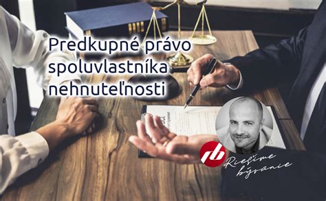 Predkupné právo spoluvlastníkov