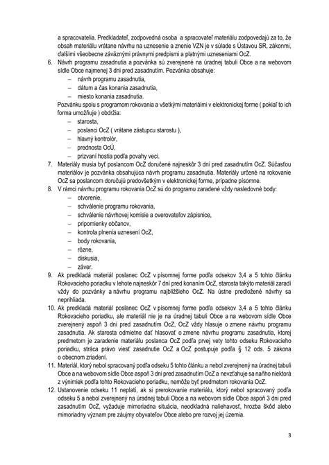 Dokument s právnymi predpismi, symbolizujúci VZN