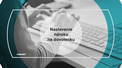 Schéma vzniku nároku na dovolenku