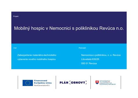 Dokumenty potrebné pre mobilný hospic